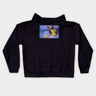 Wildflower Blue Kids Hoodie